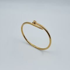 Carti Gold Çivi Taşlı Bileklik