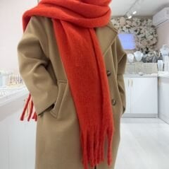 Kırmızı Renk Şal