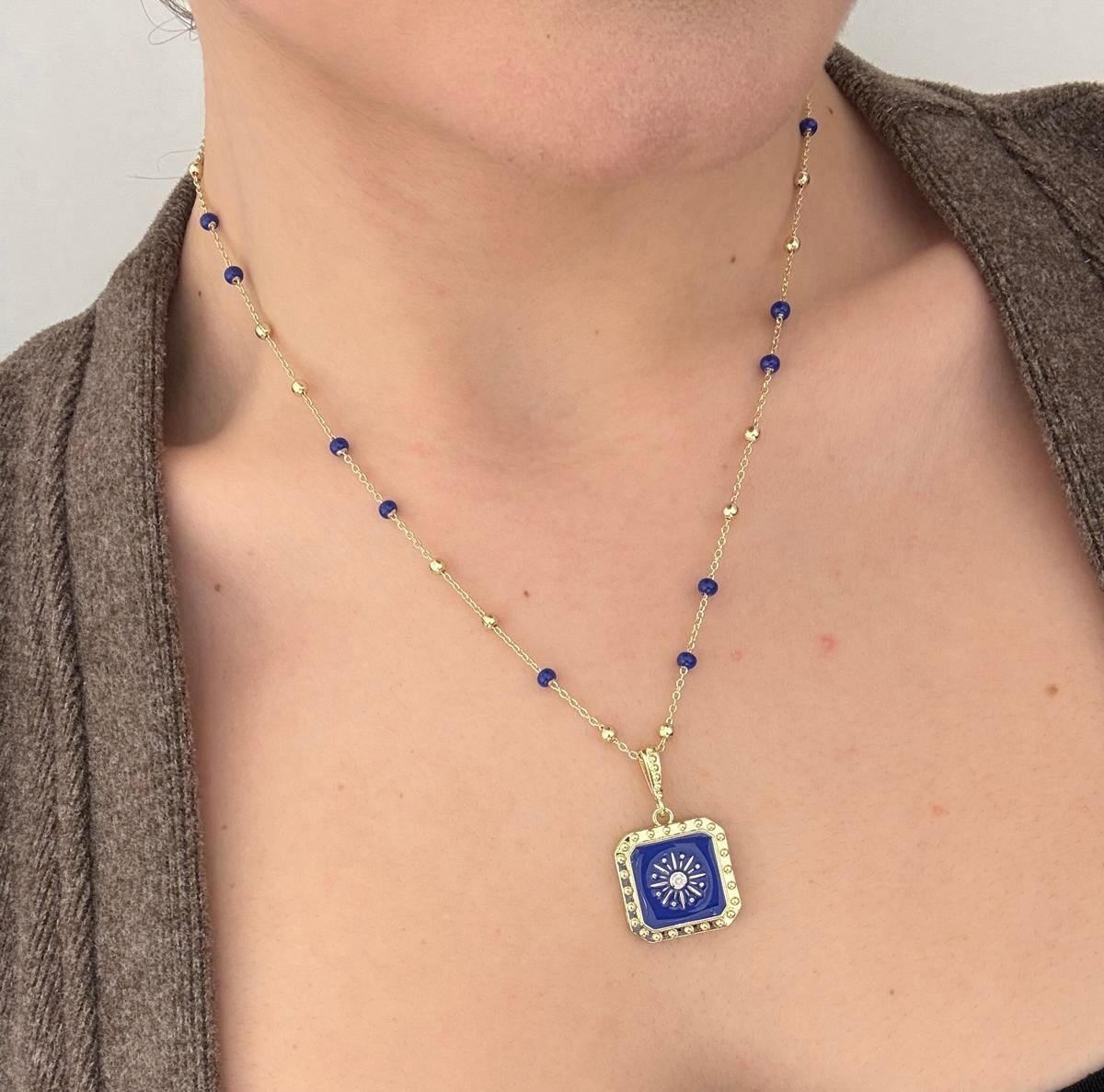 Livy Gold Renk Kolye