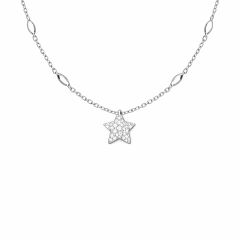 Stella Gümüş Renk Kolye