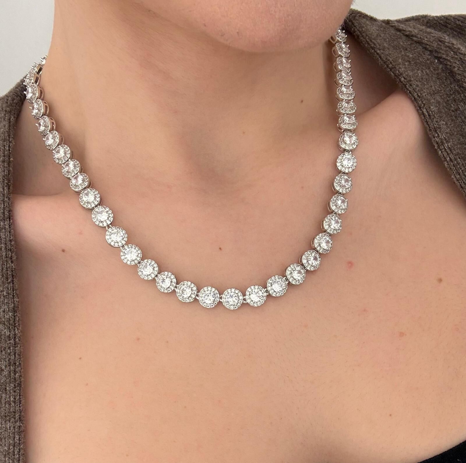 Velora Taşlı Gerdanlık Kolye