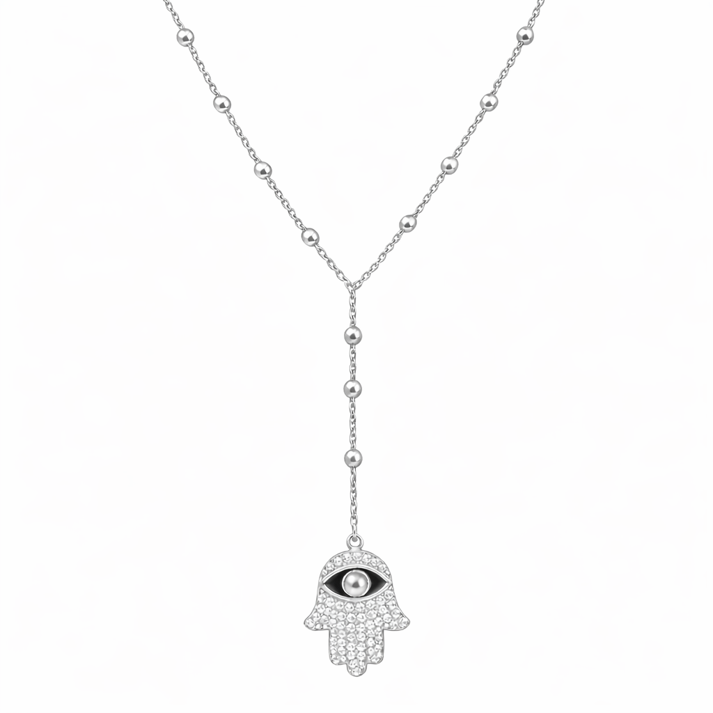 Şahika Gümüş Renk Y Kolye