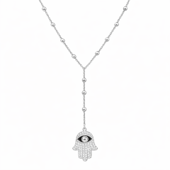 Şahika Gümüş Renk Y Kolye