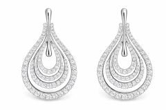 Margot Taşlı Gümüş Renk Küpe