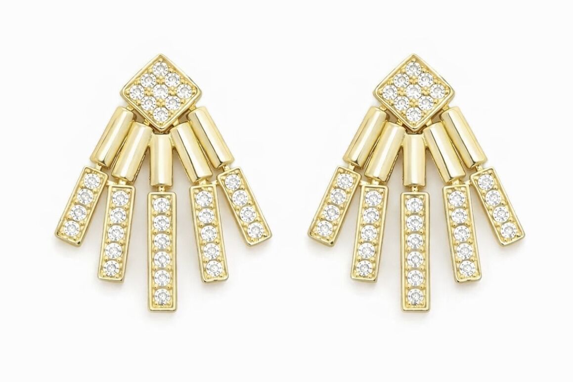 Theodora Gold Renk Küpe