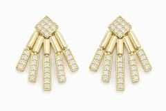 Theodora Gold Renk Küpe