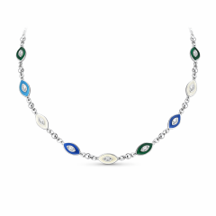 Evangeline Gümüş Renk Kolye