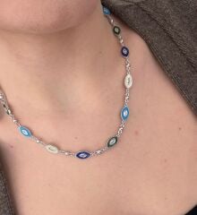 Evangeline Gümüş Renk Kolye