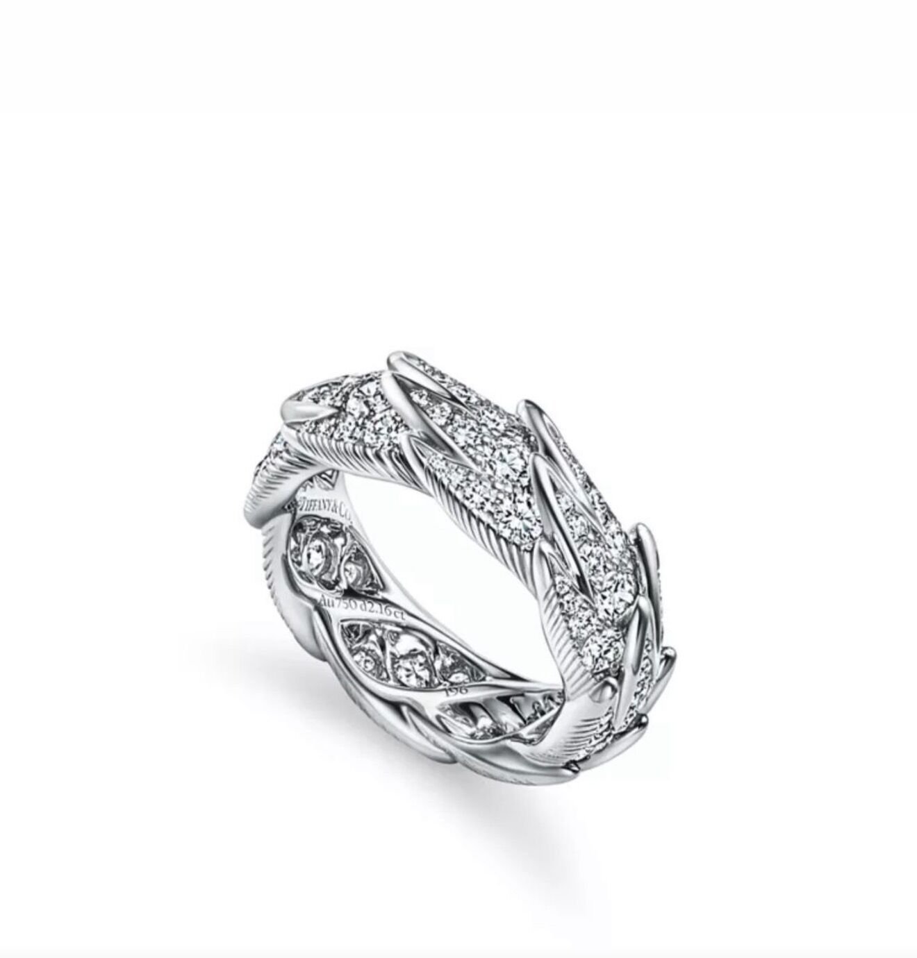 Tiff.Co Bird Serisi Gümüş Rengi Yüzük