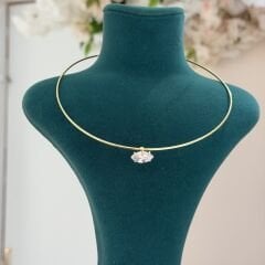 Markiz Kesim Gold Rengi Chooker