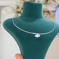 Markiz Kesim Gümüş Rengi Chooker