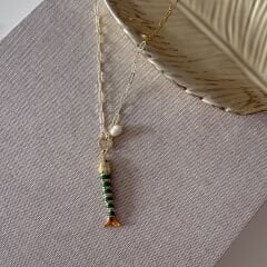 Nella Balık Kolye Yeşil