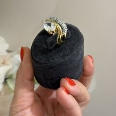 Markiz Çift Sıra Bellisima Yüzük