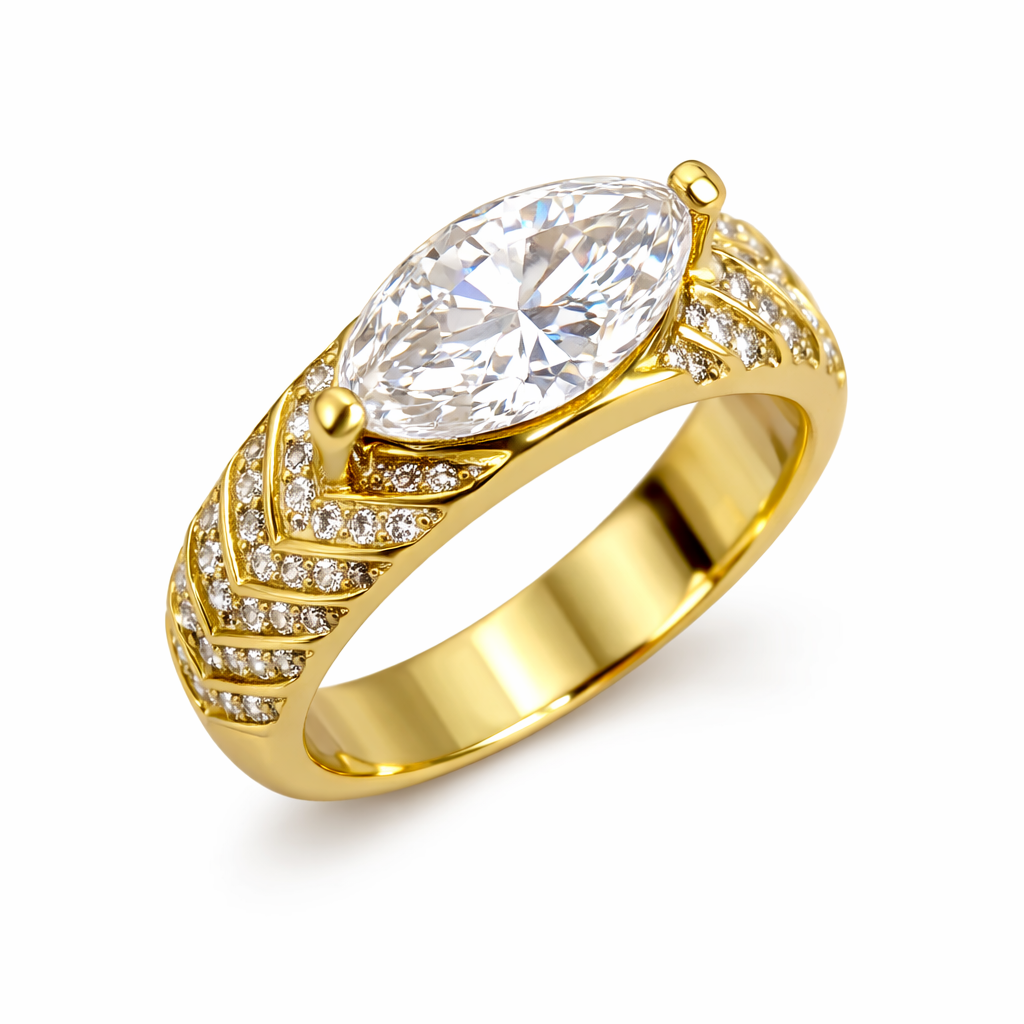 Markiz Safir Yüzük