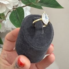 Markiz Gold Rengi Elara Yüzük