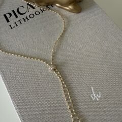 Şeffaf Taşlı Y Kolye