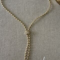 Şeffaf Taşlı Y Kolye