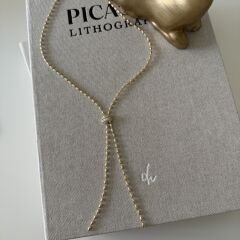 Şeffaf Taşlı Y Kolye