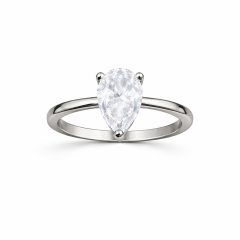 Markiz Gümüş Rengi Arya Yüzük