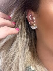 Lianas Serisi Yelpaze Model Küpe