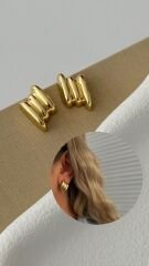 Bendis Plaka Küpe Gold