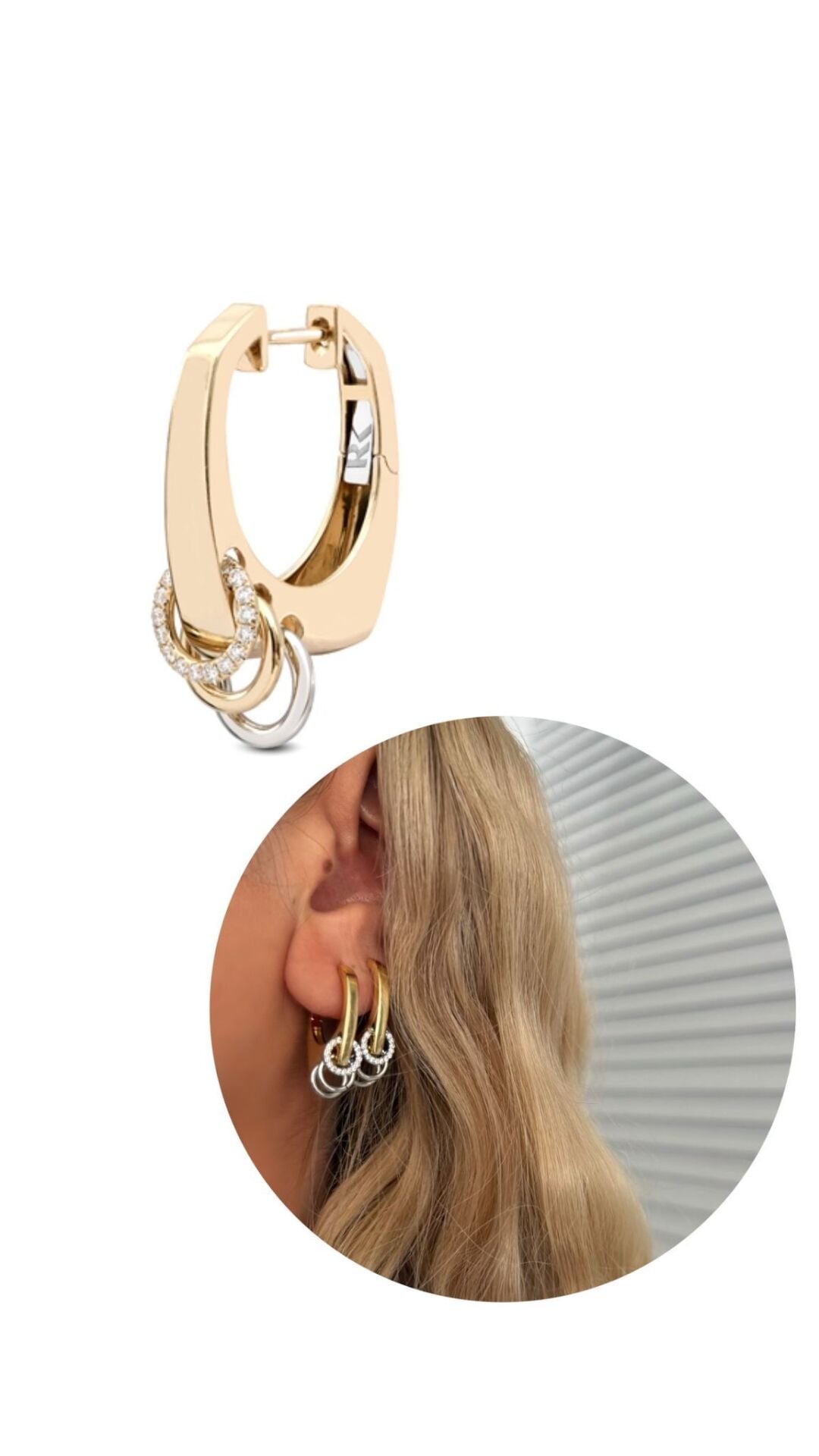 Rachel Halkalı Küpe