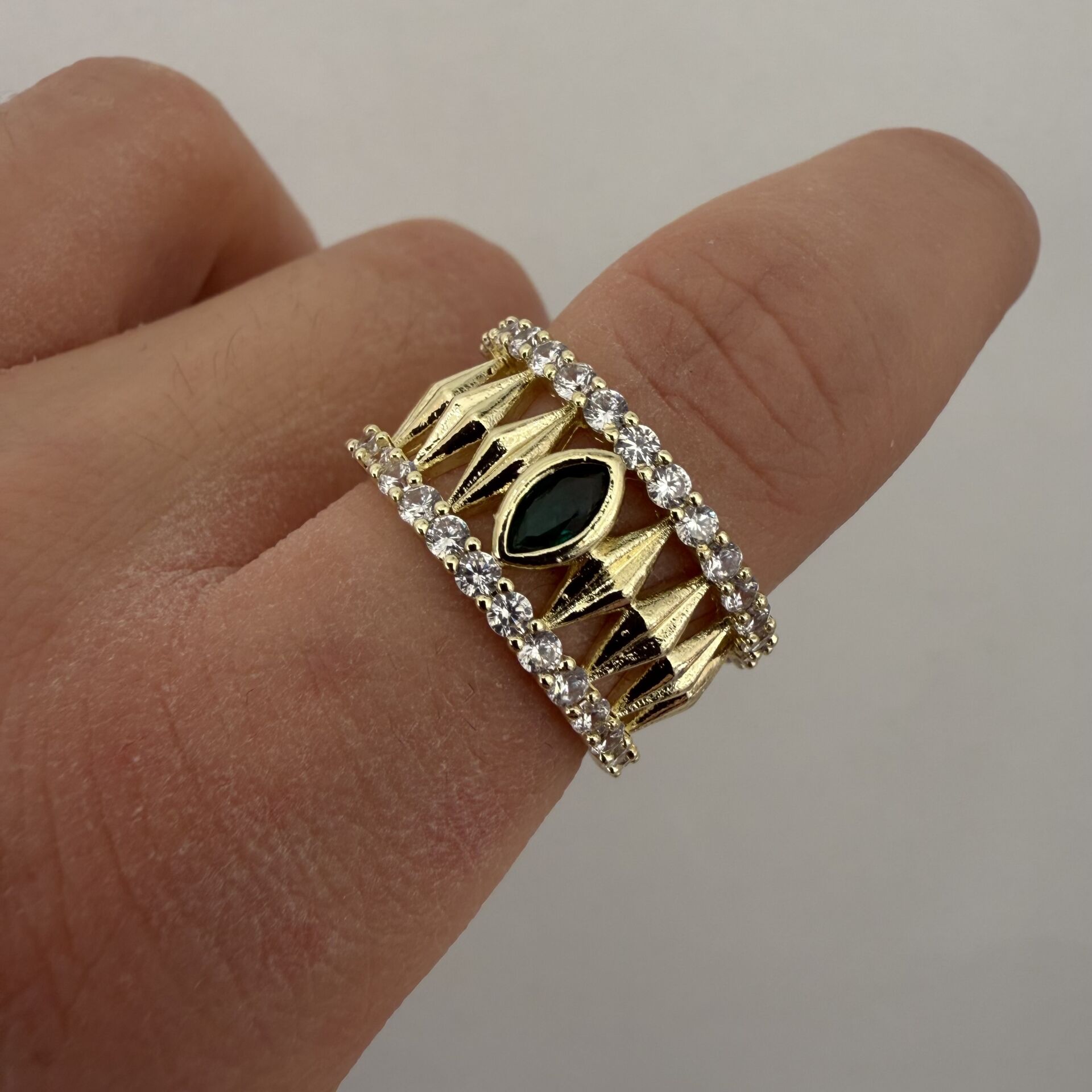 Maritza Gold Renk Yüzük