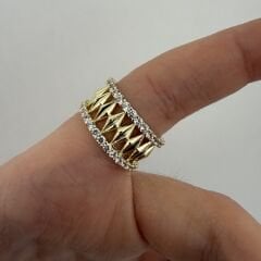 Maritza Gold Renk Yüzük