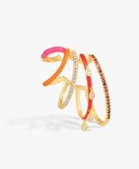 Maria Turuncu Kıkırdak Küpe