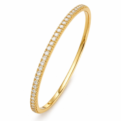 Stacey Gold Renk Taşlı Kelepçe