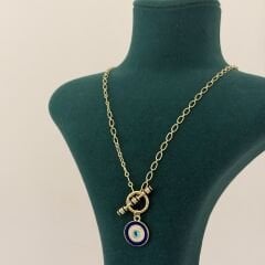 Zincirli Nazar Kolye