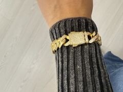 Gold  Taşlı Gurmet Bileklik