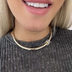 Seline Taşlı Kolye