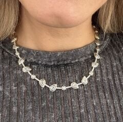 Rivella Damla Taşlı Kolye