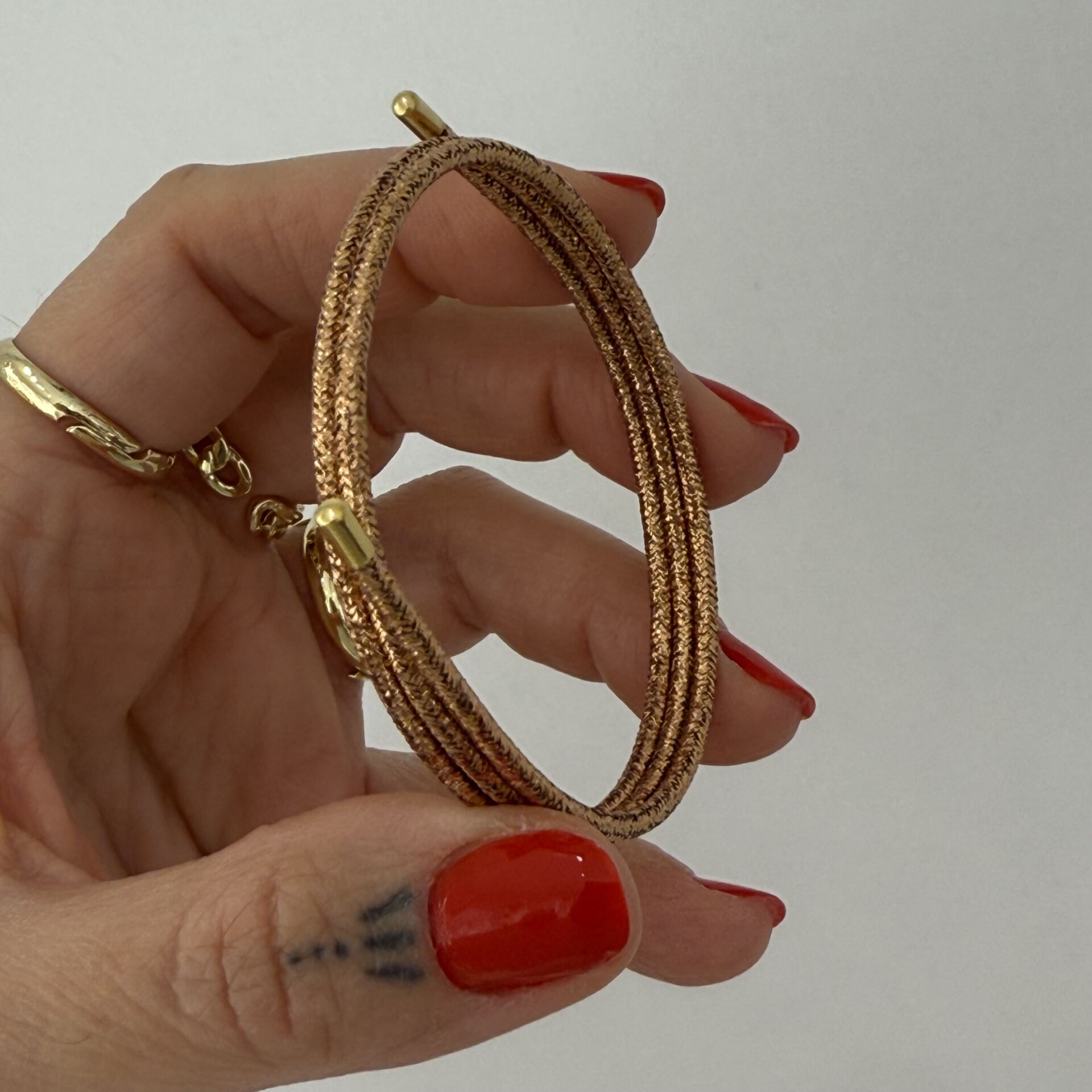Rose Simli İpli Mıknatıslı Lilis Bileklik ve Halhal