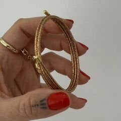 Rose Simli İpli Mıknatıslı Lilis Bileklik ve Halhal