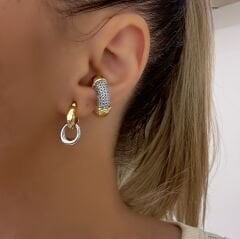 Serenay İkili Halka Küpe