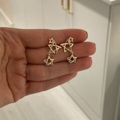 Valerie taşlı küpe