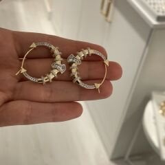 Camille taşlı küpe