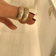 Sophia taşlı küpe