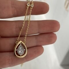 Sarah  taşlı kolye