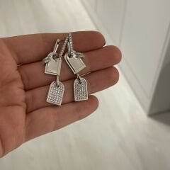 Amelia taşlı küpe